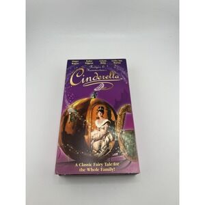 Rodgers And Hammerstein's Cinderella VHS Tape 2002 Family Classic Fairy Tale